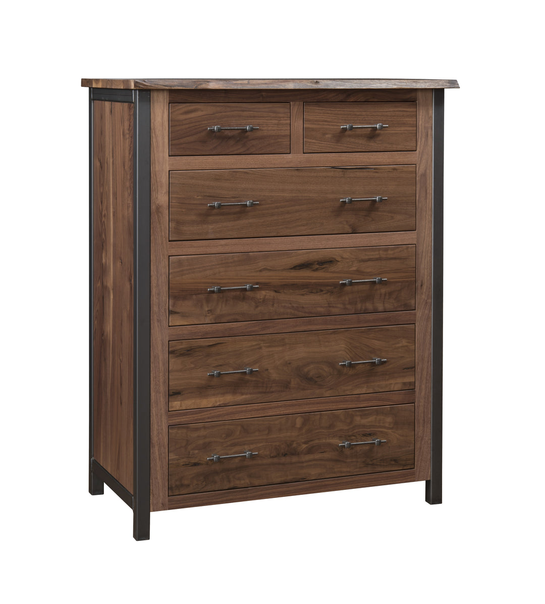 QW Amish Structura Live Edge Chest of Drawers