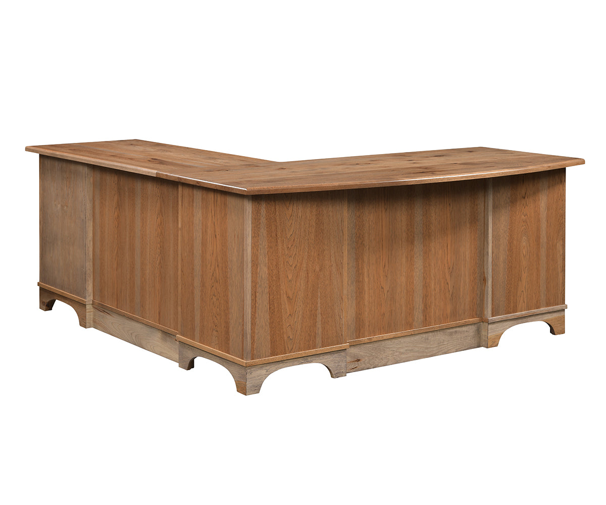 QW Amish Finley L-Corner Desk w/ Lift Return