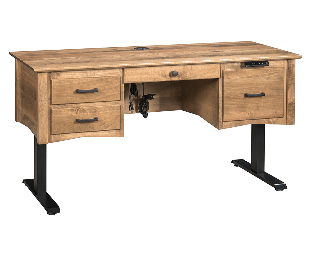 QW Amish Linwood Lift Desk