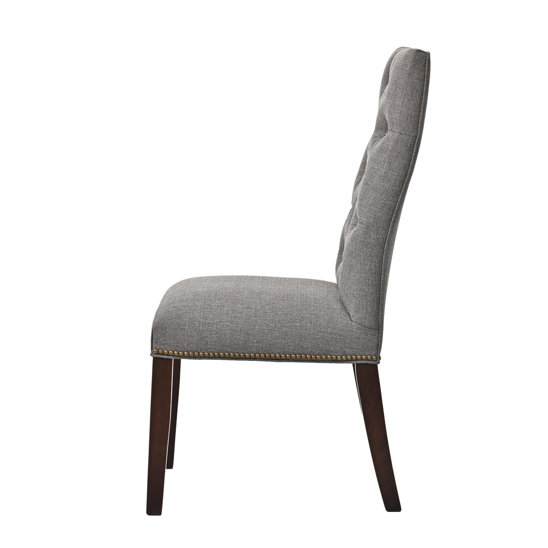 QW Amish Hilton Tufted Upholstered Side Chair