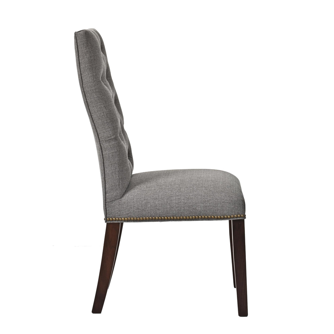 QW Amish Hilton Tufted Upholstered Side Chair