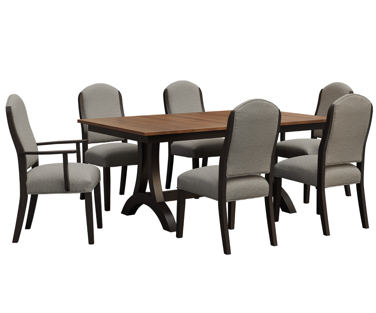 QW Amish Memphis Upholstered Arm Chair - Thumbnail 4
