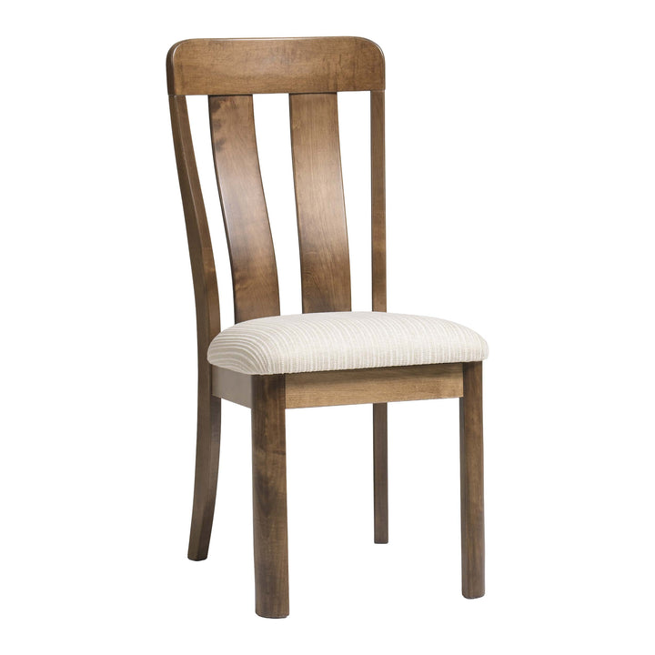 QW Amish Aspen Side Chair with Upholstered Seat