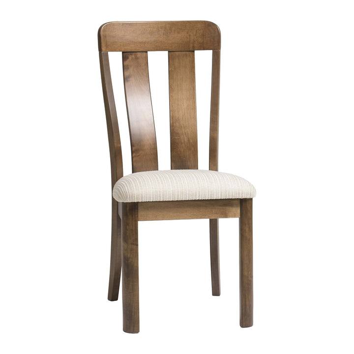 QW Amish Aspen Side Chair with Upholstered Seat