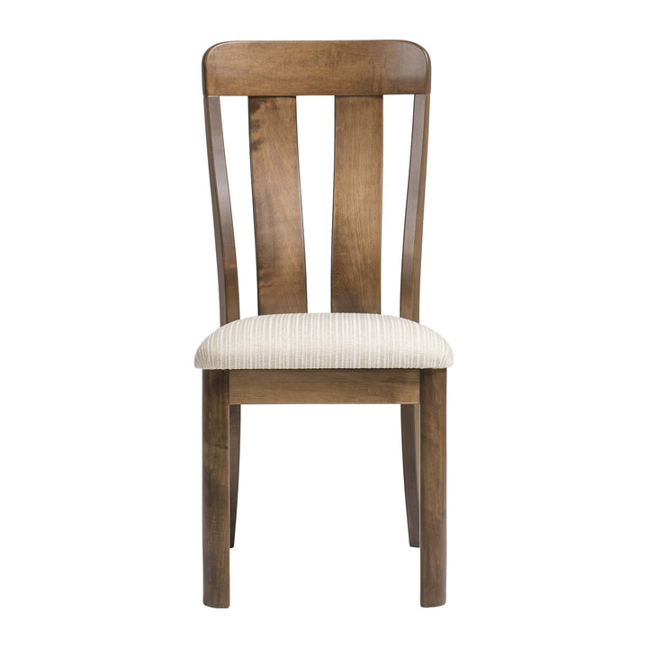 QW Amish Aspen Side Chair with Upholstered Seat