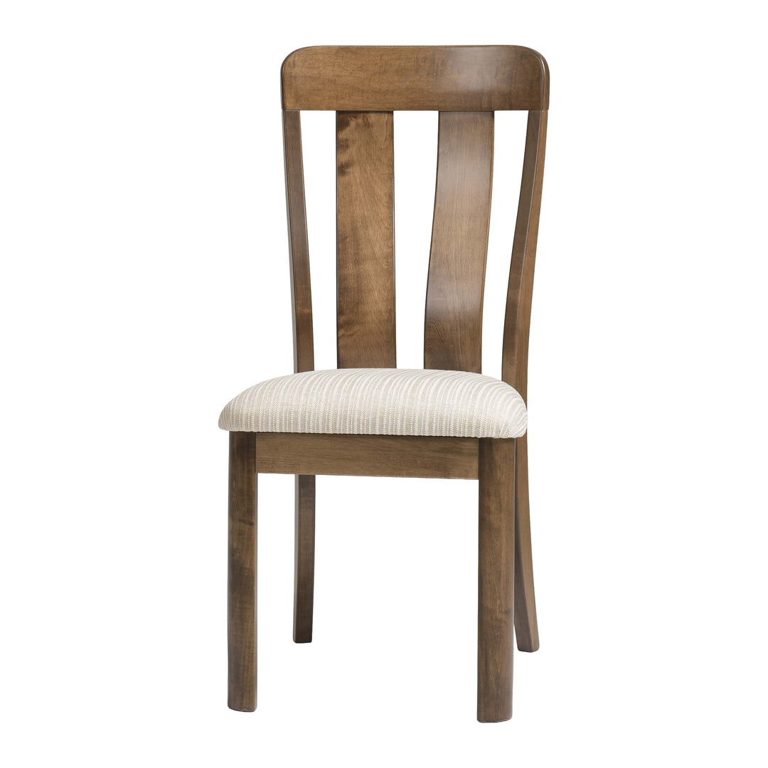 QW Amish Aspen Side Chair with Upholstered Seat