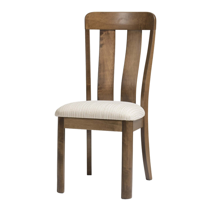 QW Amish Aspen Side Chair with Upholstered Seat