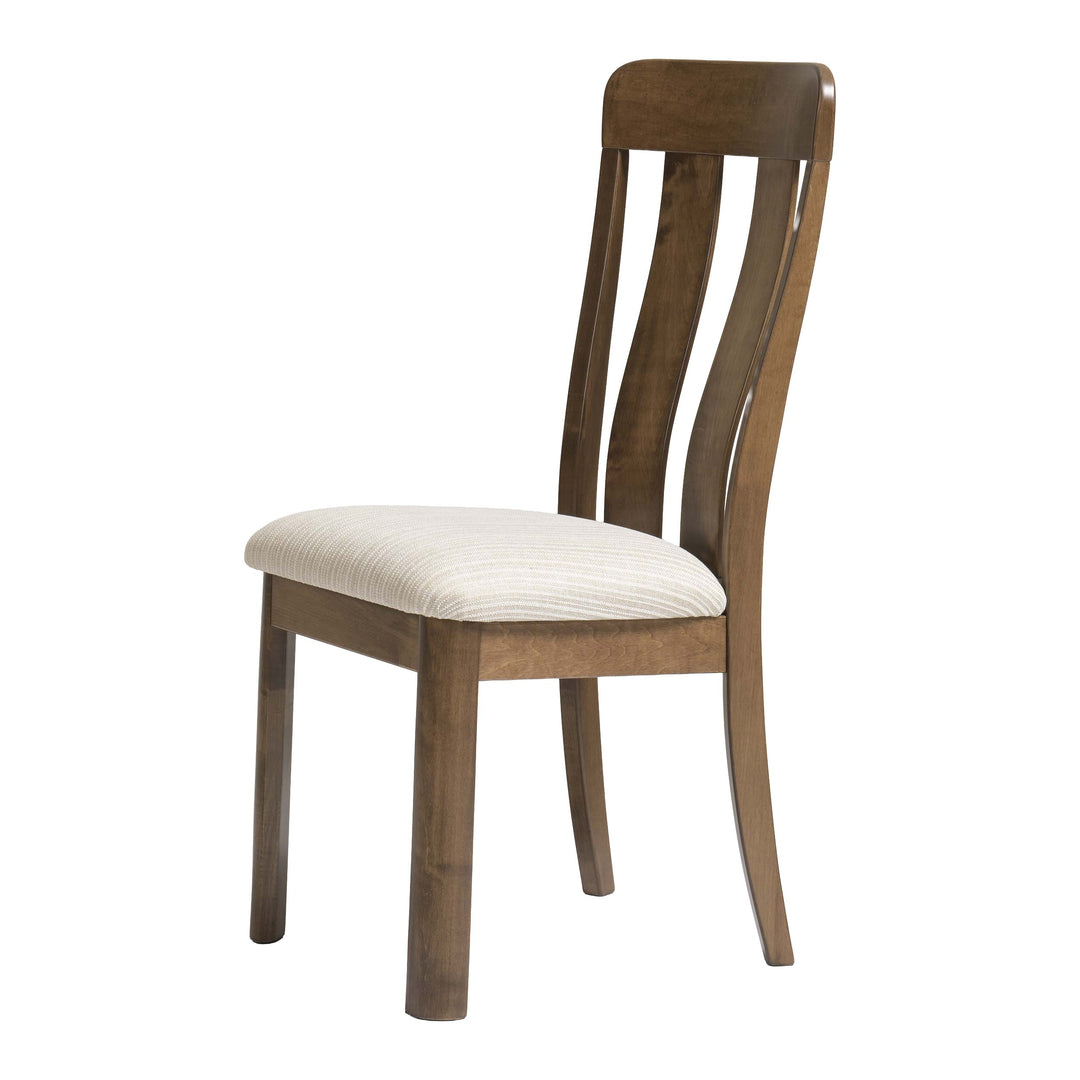 QW Amish Aspen Side Chair with Upholstered Seat
