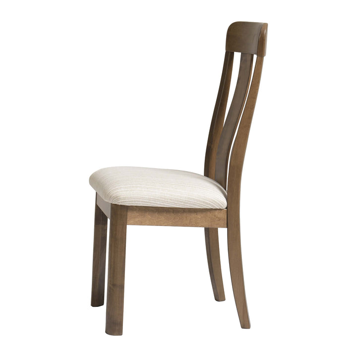 QW Amish Aspen Side Chair with Upholstered Seat