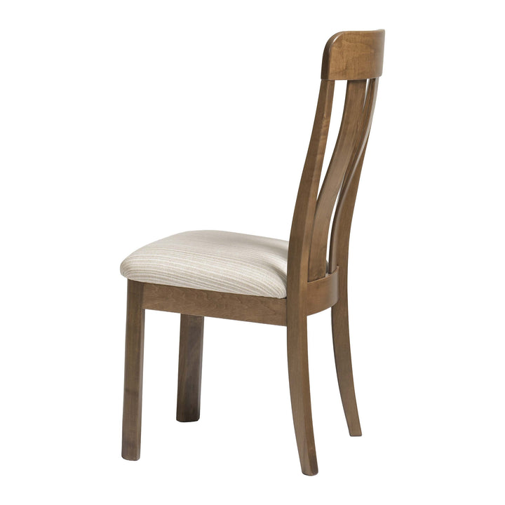 QW Amish Aspen Side Chair with Upholstered Seat