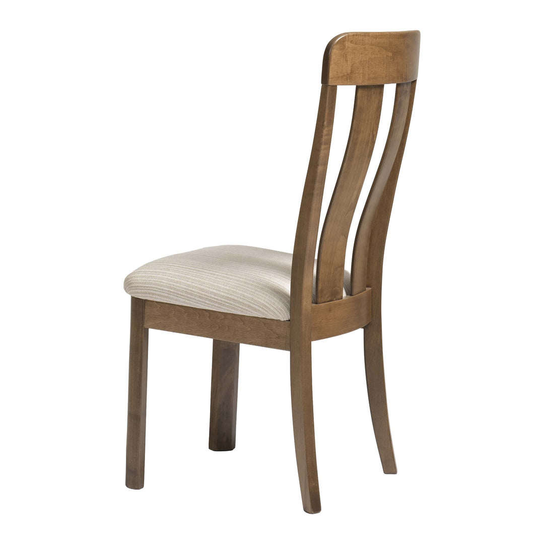QW Amish Aspen Side Chair with Upholstered Seat