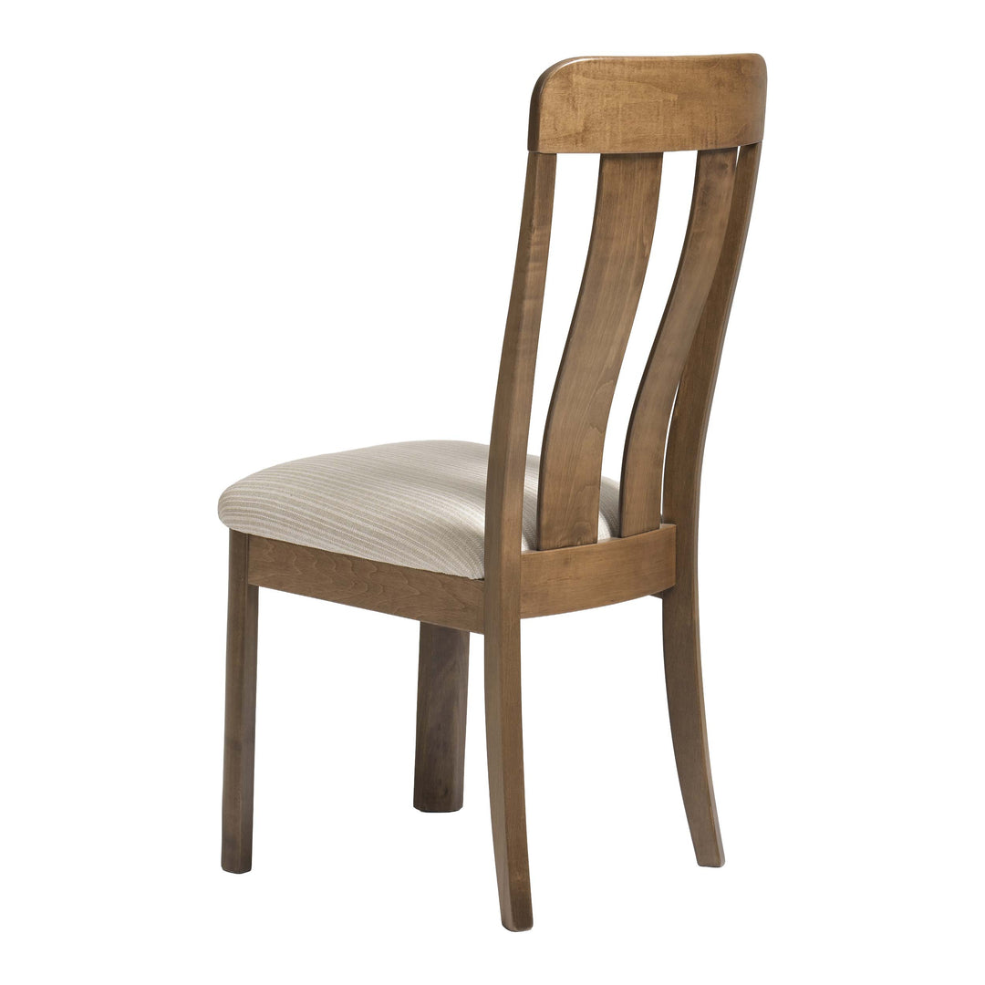 QW Amish Aspen Side Chair with Upholstered Seat