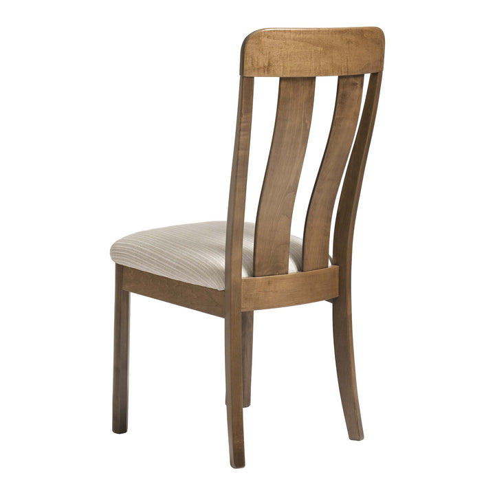 QW Amish Aspen Side Chair with Upholstered Seat