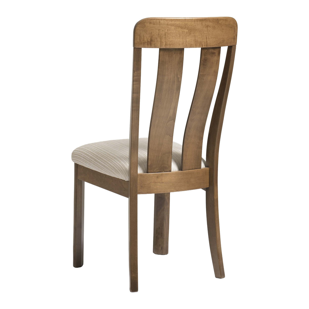 QW Amish Aspen Side Chair with Upholstered Seat