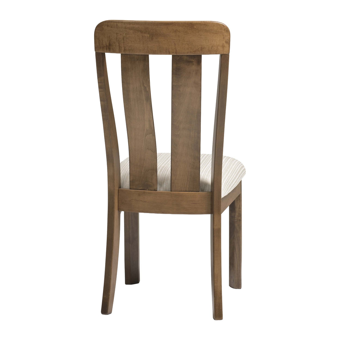 QW Amish Aspen Side Chair with Upholstered Seat