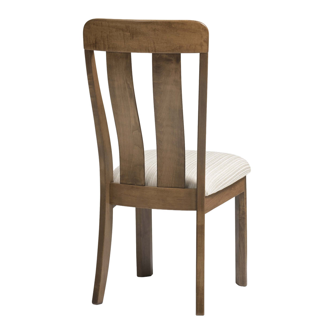 QW Amish Aspen Side Chair with Upholstered Seat