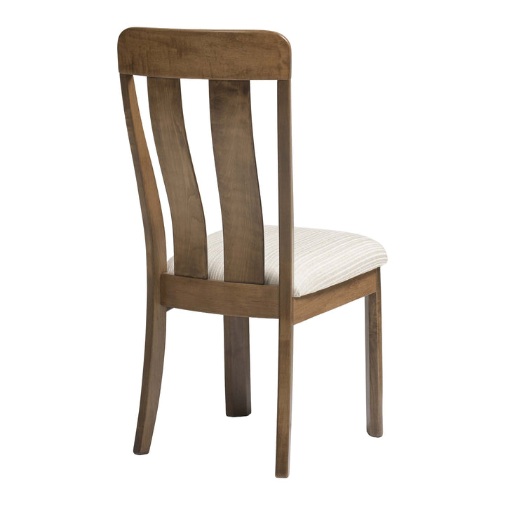 QW Amish Aspen Side Chair with Upholstered Seat