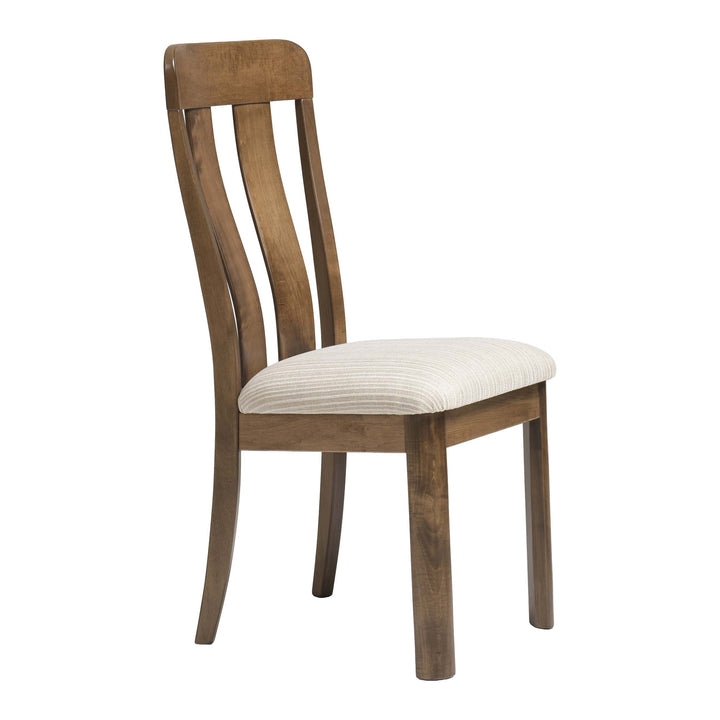 QW Amish Aspen Side Chair with Upholstered Seat