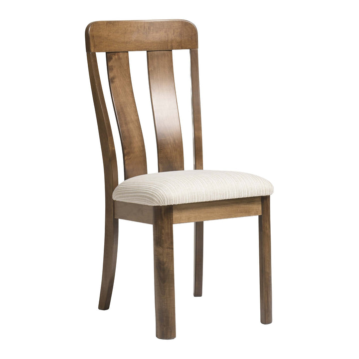QW Amish Aspen Side Chair with Upholstered Seat