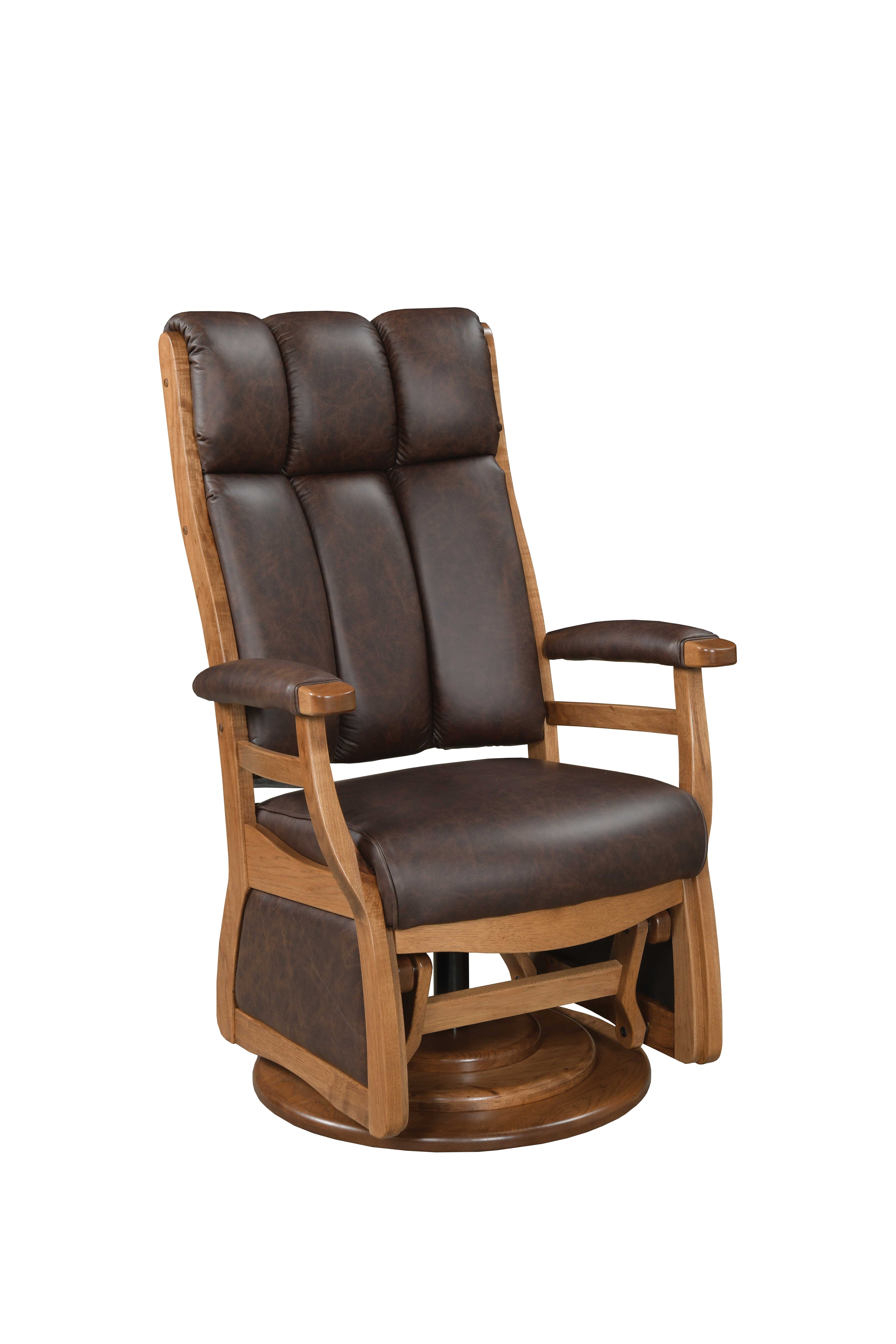 QW Amish Paris Low Back Swivel Glider - Thumbnail 2