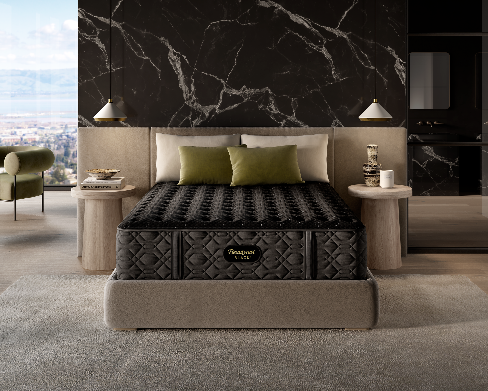 Beautyrest Black Series Three Firm Full Mattress Set