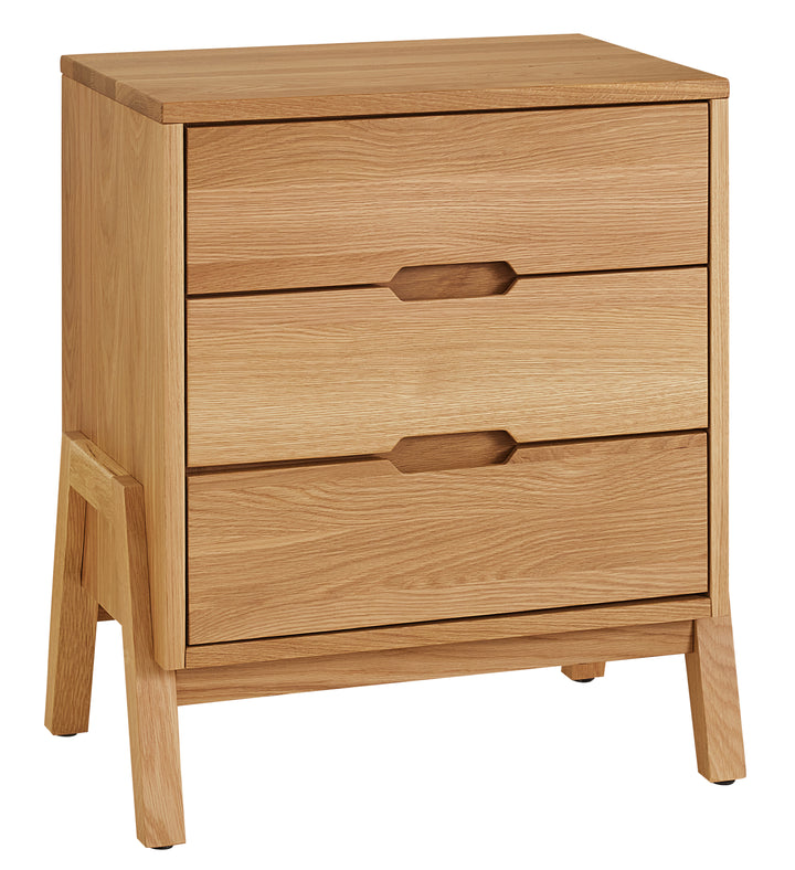 QW Amish Nova 3 Drawer Nightstand