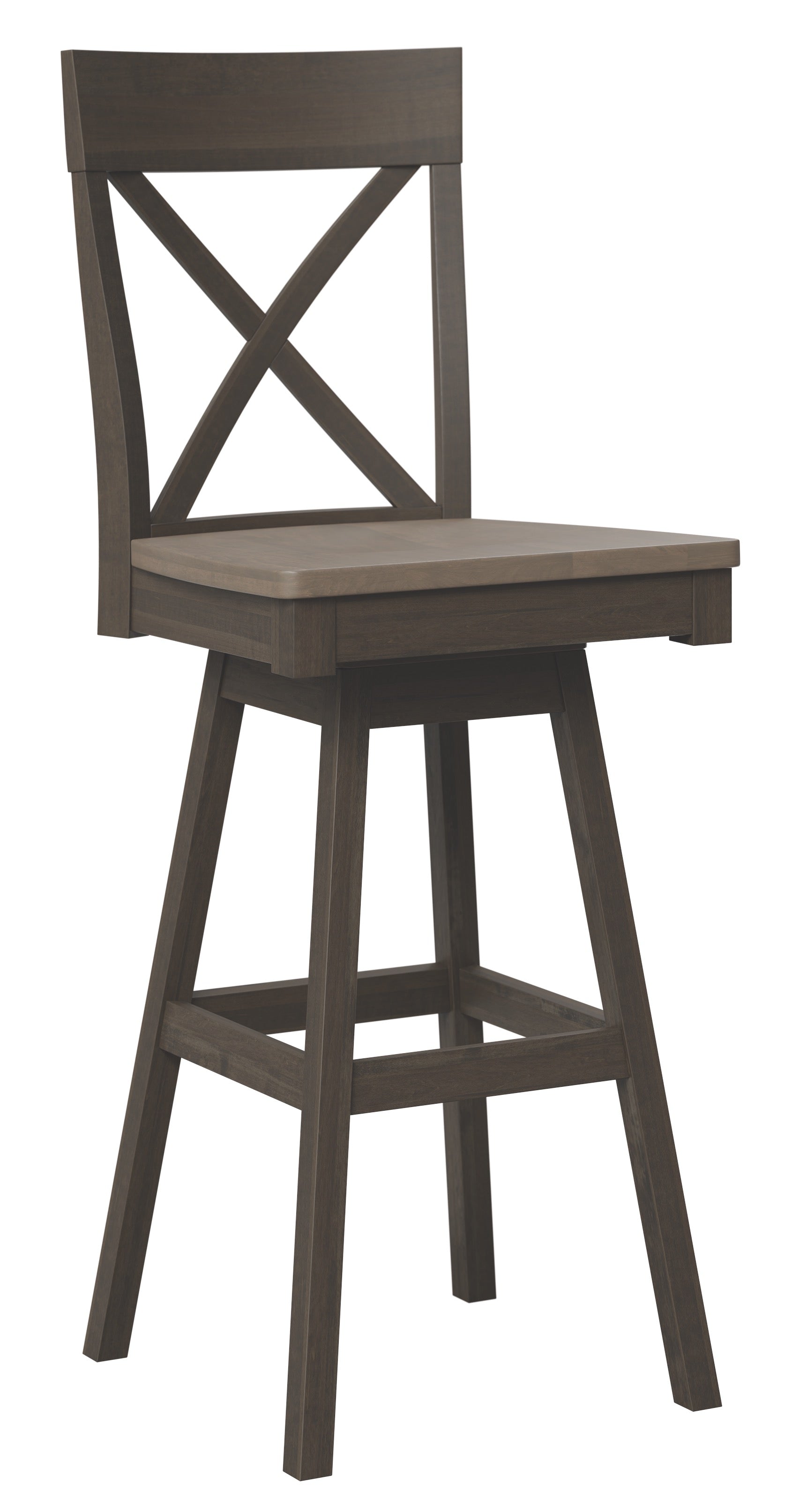QW Amish Portland Swivel Bar Chair - Thumbnail 2