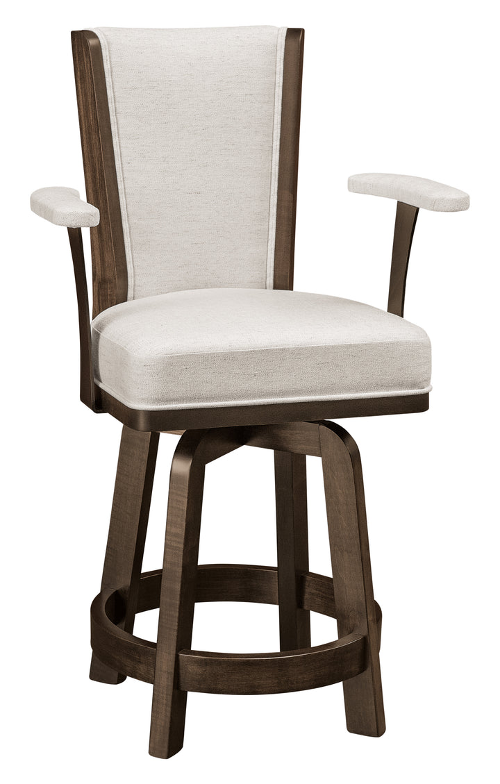 QW Amish Caraway Arm Barstool