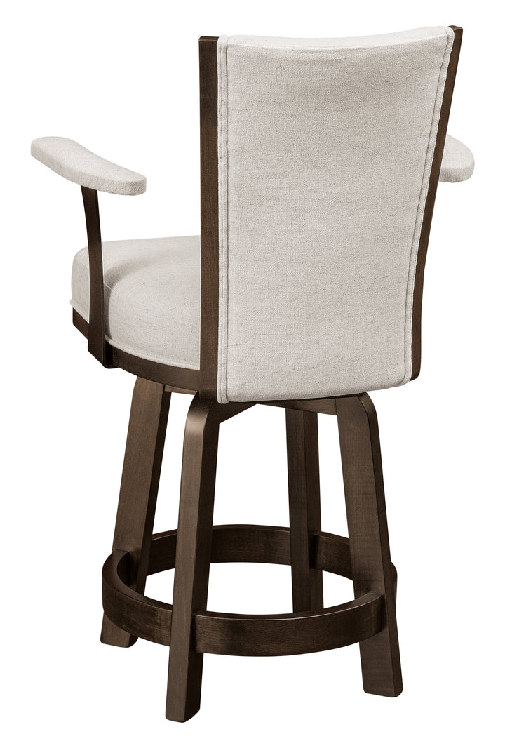 QW Amish Caraway Arm Barstool