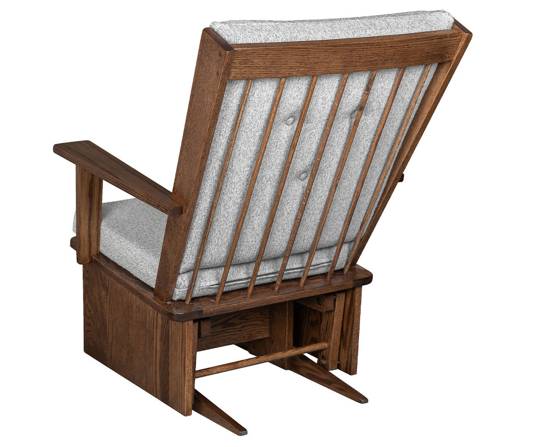 QW Amish Red Wing Glider & Optional Ottoman