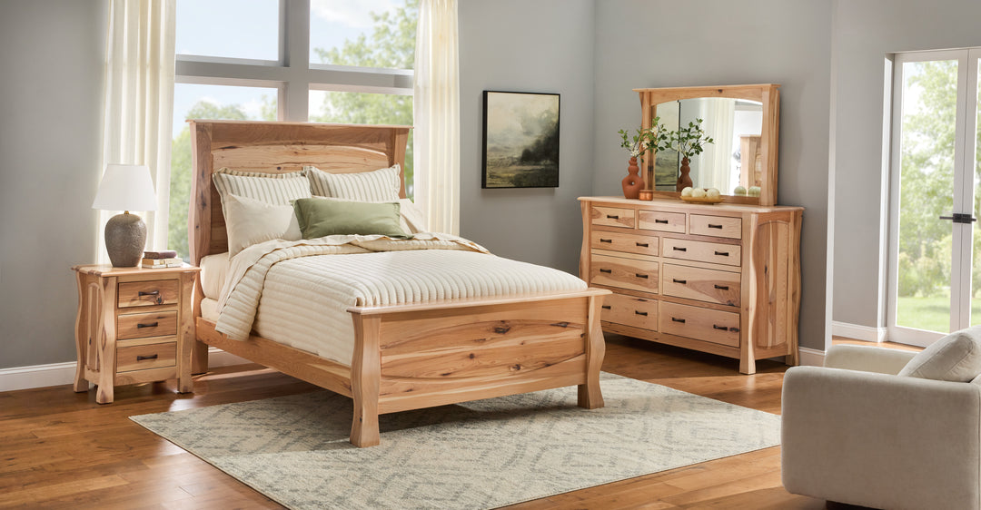 QW Amish Reno 9 Drawer Dresser w/ Optional Mirror