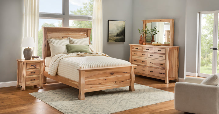 QW Amish Reno 9 Drawer Dresser w/ Optional Mirror