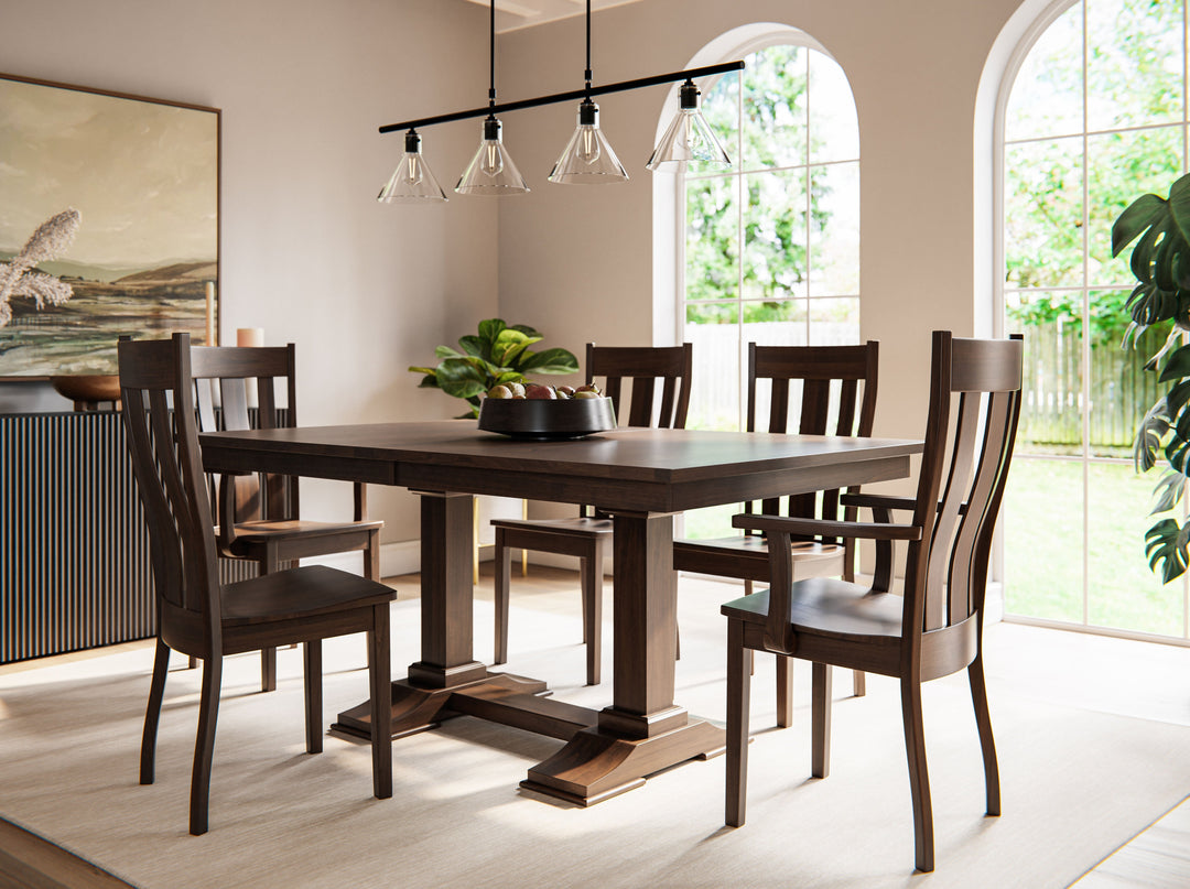Rochester Dining Table | Amish Solid Wood | QW Furniture – Quality Woods Furniture