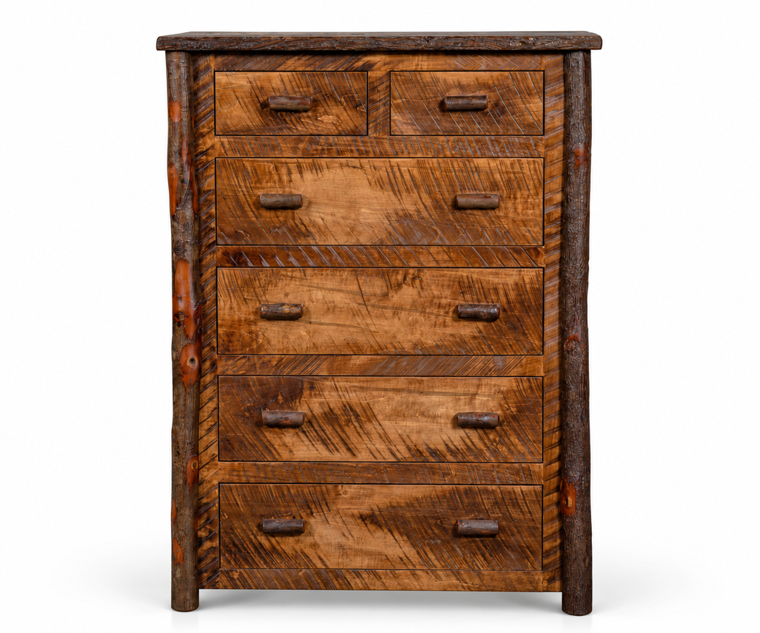 Settler's Log 6 Drawer Chest
