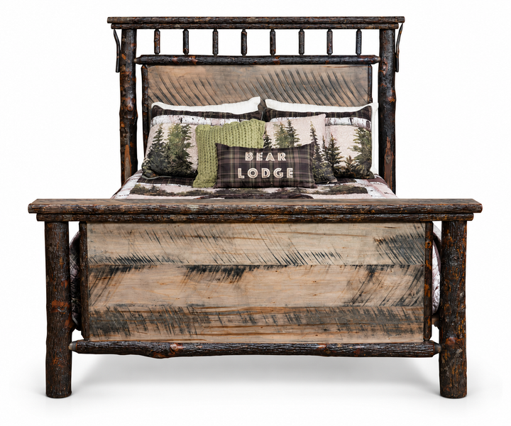 Settler's Log Spindle Bed