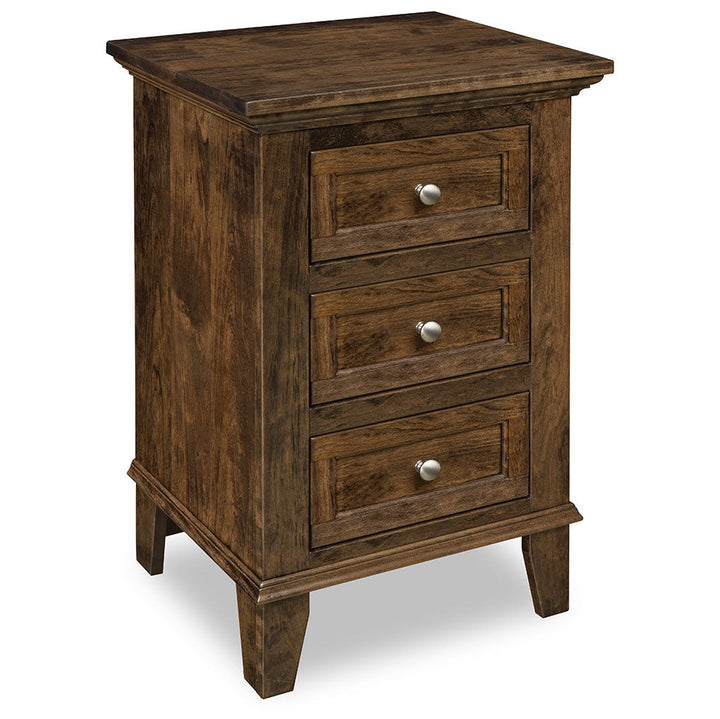QW Amish Arlington 3 Drawer Nightstand