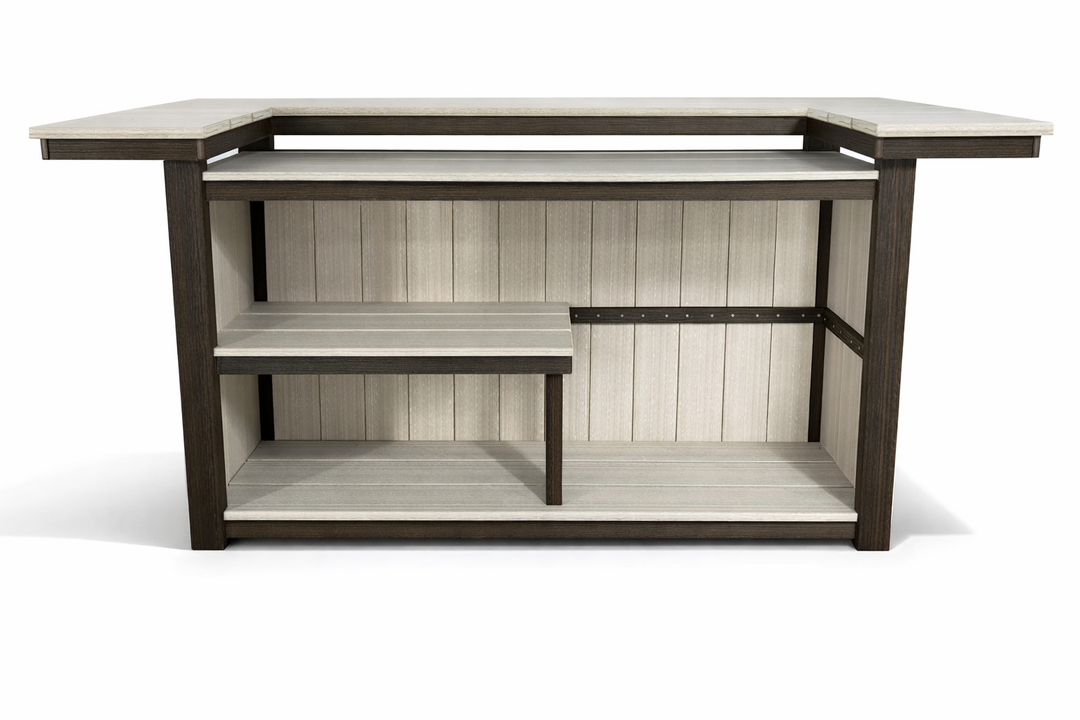 QW Amish Adirondack Serving Bar