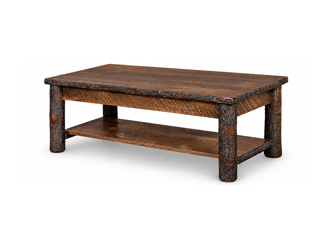 Settler's Log Coffee Table