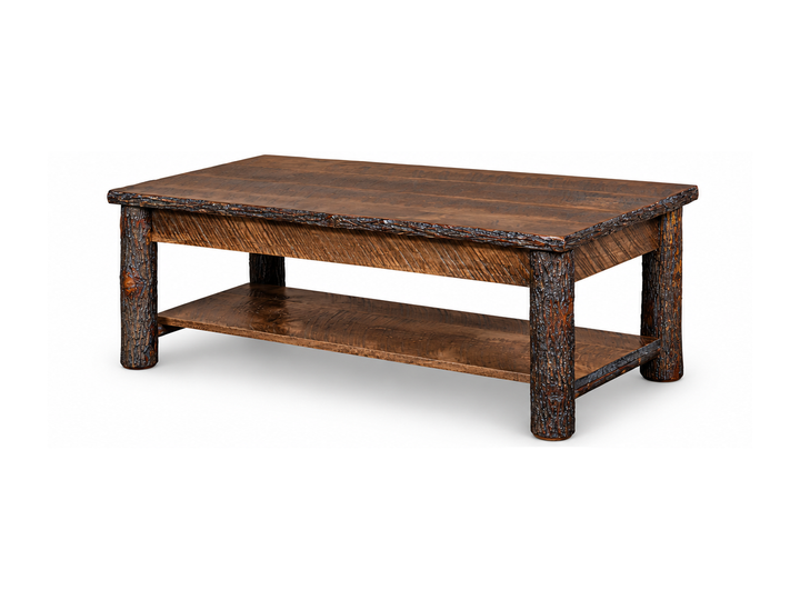 Settler's Log Coffee Table