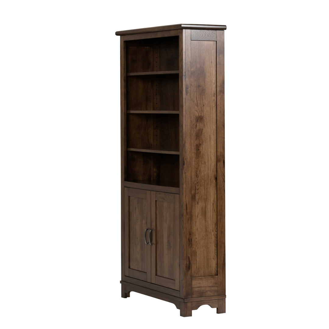 QW Amish Teton Bookcase with Doors