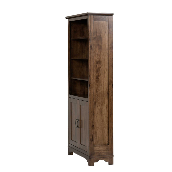 QW Amish Teton Bookcase with Doors