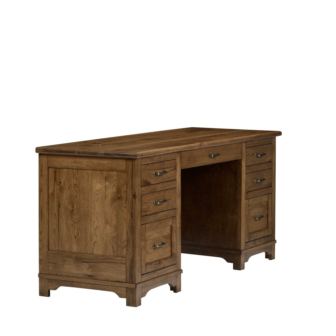 QW Amish Teton Wall Desk w/ Optional Hutch