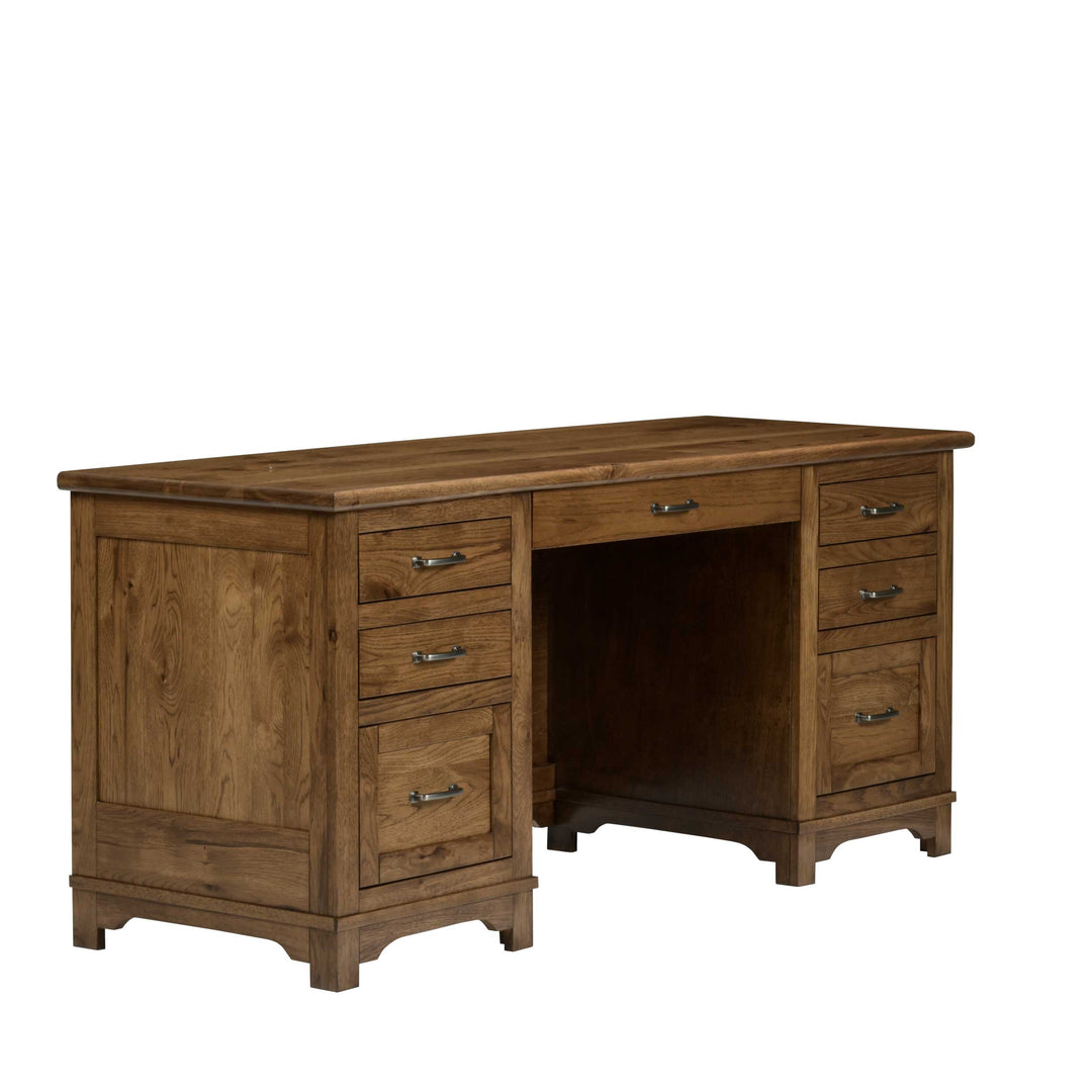 QW Amish Teton Wall Desk w/ Optional Hutch