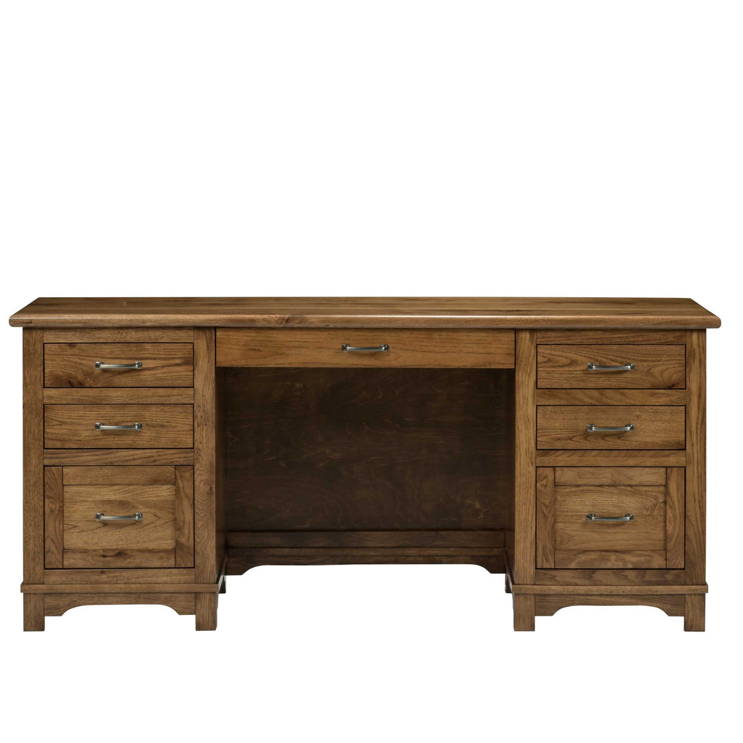 QW Amish Teton Wall Desk w/ Optional Hutch