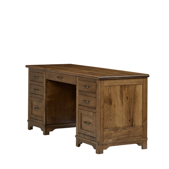 QW Amish Teton Wall Desk w/ Optional Hutch