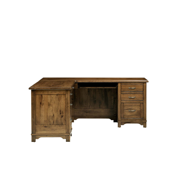 QW Amish Teton L Shaped Desk with Optional Hutch