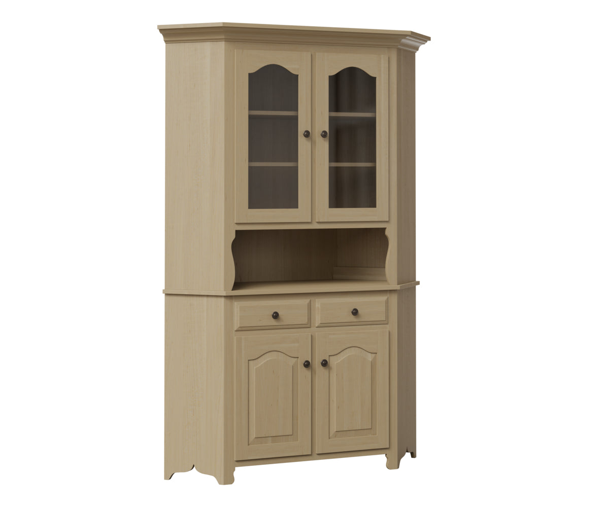 QW Amish Traditional 32" Corner Hutch - Thumbnail 4
