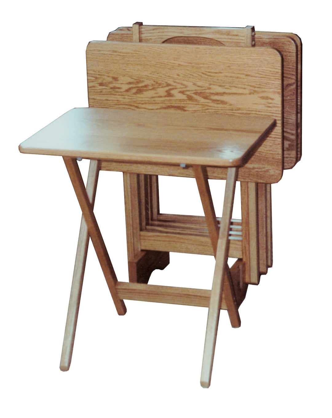 QW Amish TV Trays w/ Casters