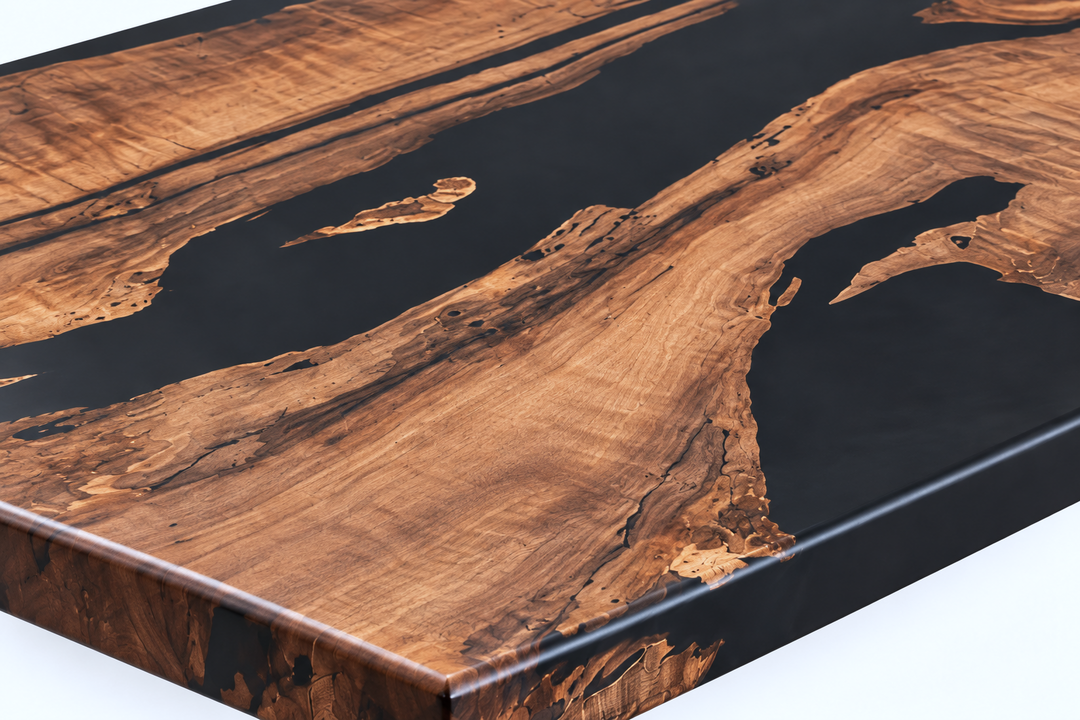 Midnight Encased Epoxy Table