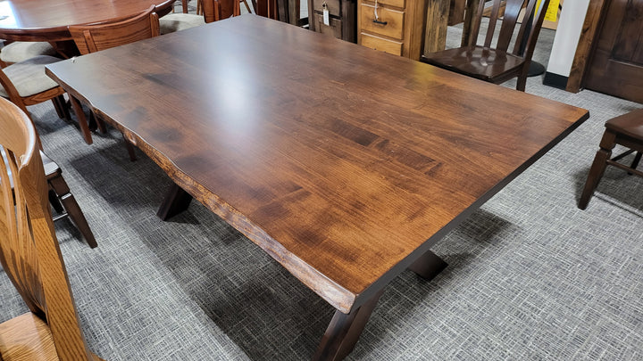 Clearance Xander Live Edge Trestle Table